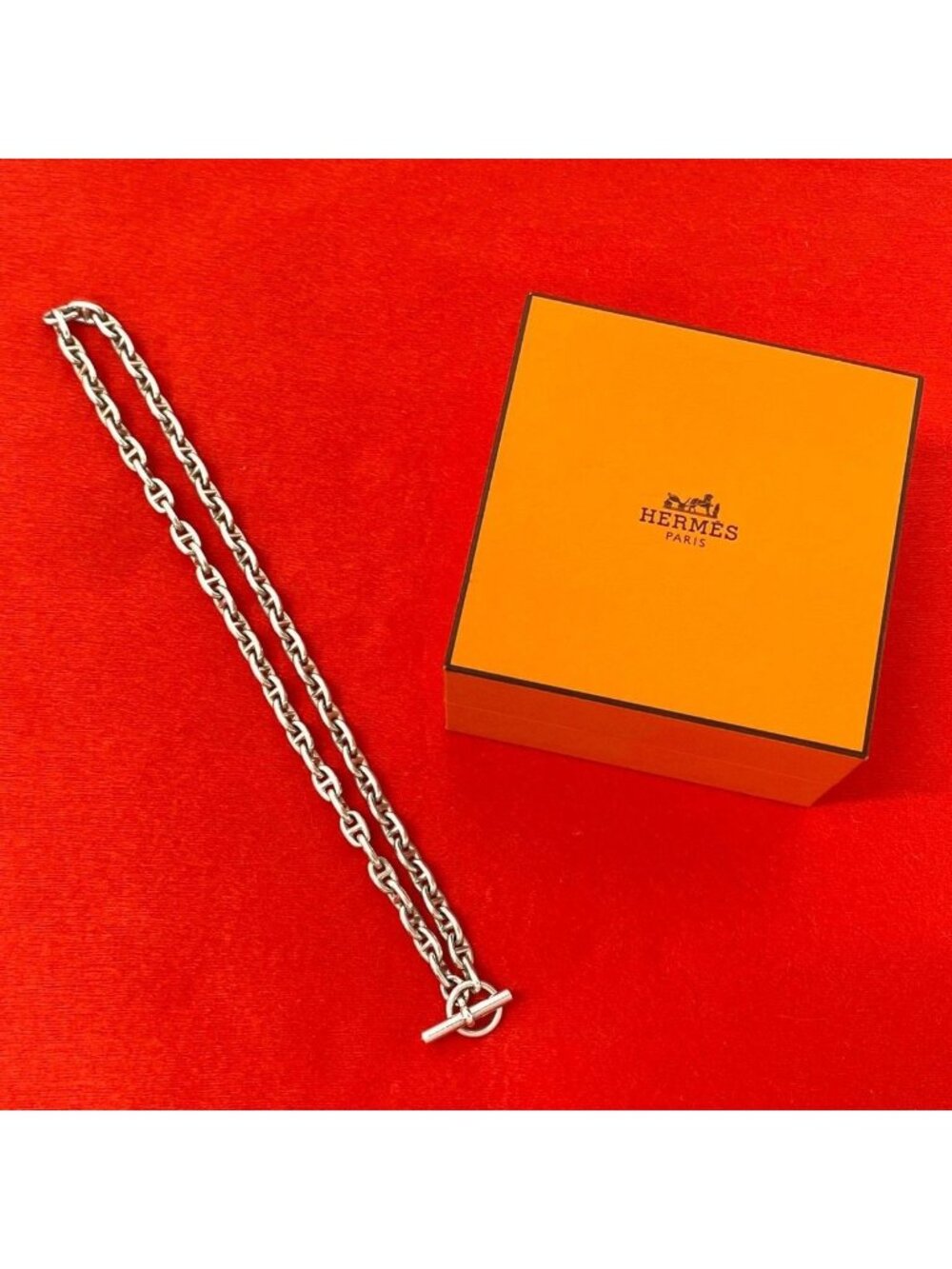 Hermes Vintage Chaine D'ancre TPM Necklace Martin Margiela Era Choker